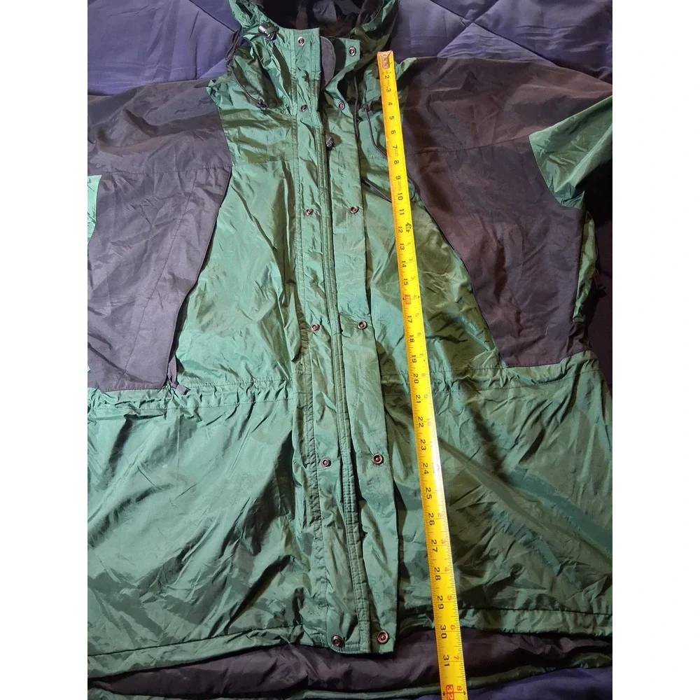 The North Face‎ Gore-Tex Mountain Light Parka Jacket Green Black Mens XL Vintage